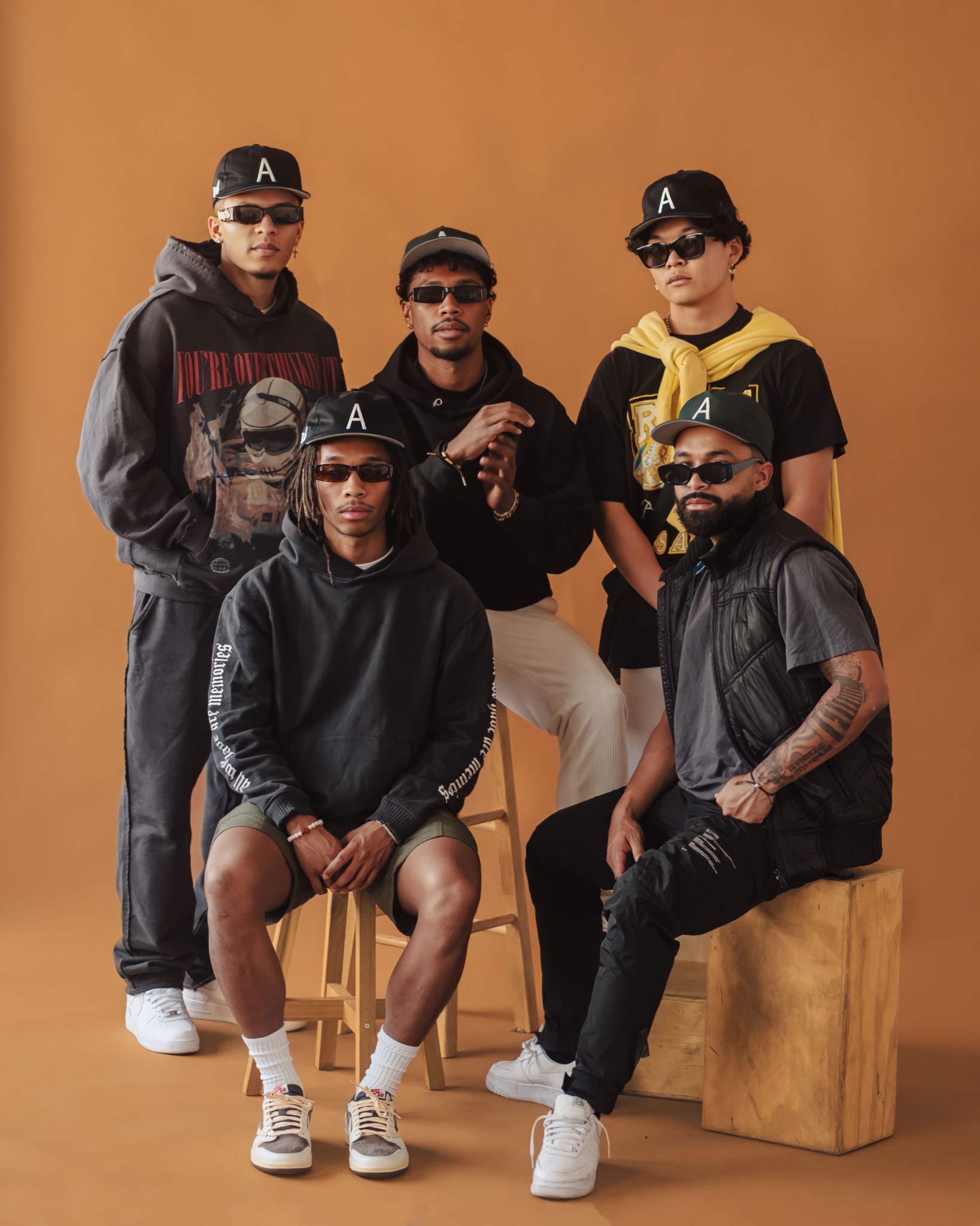 Romain Gall, Kainoa Bailey, Zico Bailey + Elijah Martin / Collective brand imagery