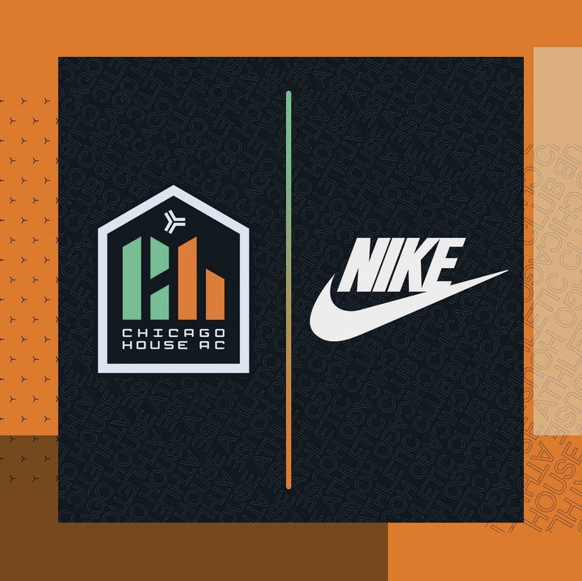 Chicago House AC and Nike outfitter graphic