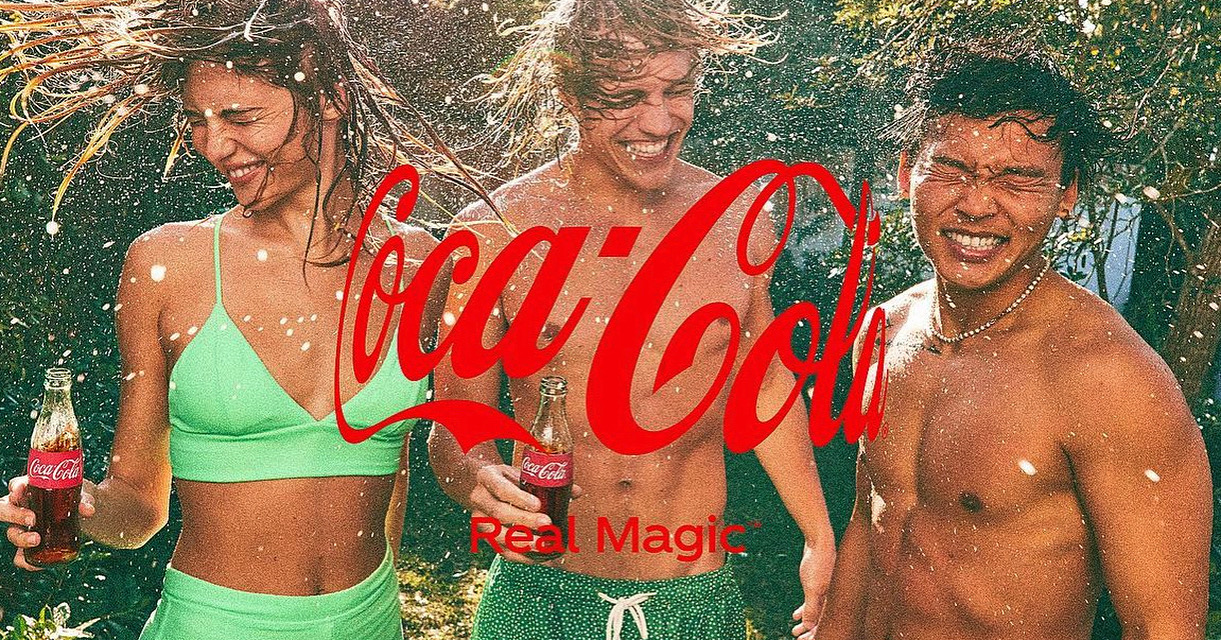 Soso Kim in a Coca-Cola campaign