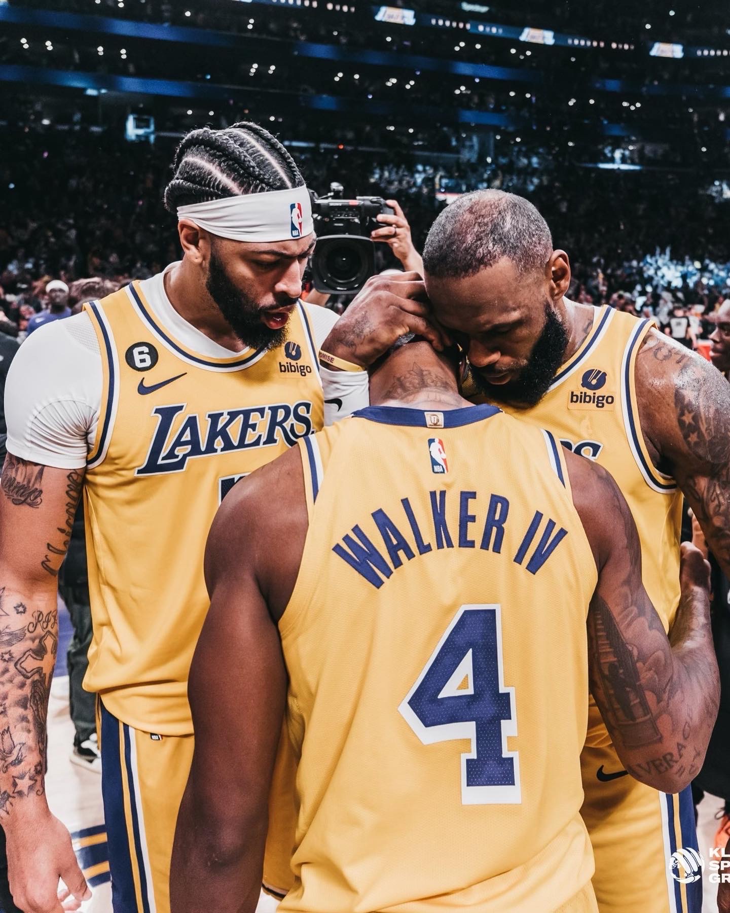Lonnie Walker IV with the Los Angeles Lakers
